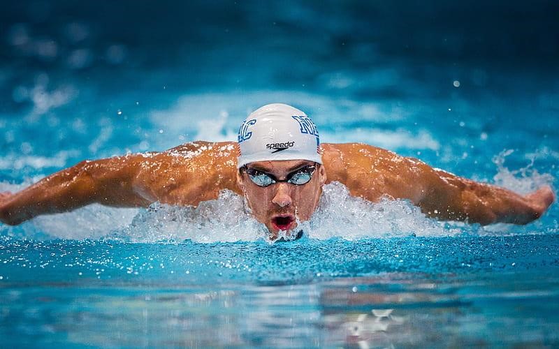 Man Swimming